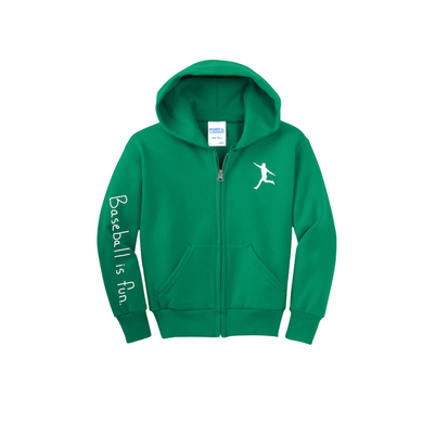 KIDS' ZIP-UP HOODIES – Baseball is Fun By Brett Phillips